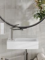 Товар: Orange Раковина подвесная санфарфор (чаша справа), белый арт-B05-365RW - фото 4 Orange Раковина подвесная санфарфор (чаша справа), белый арт-B05-365RW — фото 4, Раковины подвесные