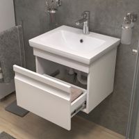 Тумба под раковину VIGO Holly 50 подвесная белый (038) — фото 3, Тумбы под раковину