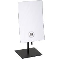 116201310 Косметическое зеркало прямоугольное настольное черный BEMETA — фото 1, Косметические зеркала