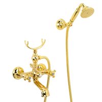 PRESTIGE См-ль д/ванны внешний, золото 26893 — фото 3, Смеситель для ванны