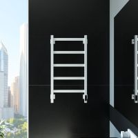 Полотенцесушитель электрический Grota Soffi K 430х800 белый Soffi K 430х800 RAL9016 EL — фото 3, Электрические полотенцесушители