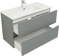 Тумба под раковину Aquanet Джейн 100 мисти грин арт-00313320 — фото 11, Тумбы под раковину