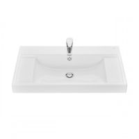 ONA Мебельная раковина 800х460x132 мм из композитного материала, белый, ROCA арт-ZRU9307562 — фото 3, Раковины встраиваемые сверху