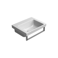 раковина подвесная/встраиваемая NORM 42x34 белый арт-8685111 — фото 3, Раковины подвесные