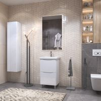 Тумба под раковину VIGO Glem 50 напольная белый арт-321 — фото 5, Тумбы под раковину