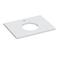 Товар: Столешница Lemark MIANO 60 см из стекла, цвет: Белый LM06M60S - фото 2 Столешница Lemark MIANO 60 см из стекла, цвет: Белый LM06M60S — фото 2, Столешницы под раковину