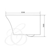 JEWEL Подвесной унитаз арт-J-1103 — фото 2, Подвесные унитазы