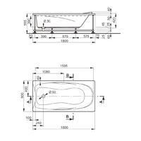 Товар: Veedi Ванна акриловая Una 180х80 с каркасом SET13118080 - фото 1 Veedi Ванна акриловая Una 180х80 с каркасом SET13118080 — фото 1, Акриловые ванны