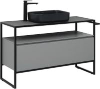 Тумба под раковину Allen Brau Priority 120 1.31004.PGM платина матовый — фото 1, Тумбы под раковину