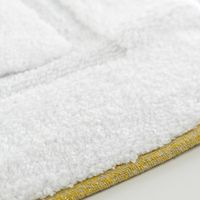 Коврик д/ванной комнаты 60х60 см., вышивка логотип MIGLIORE, белый, окантовка золото арт-31927 — фото 2, Коврики для ванной комнаты