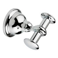 Двойной крючок для ванной Webert Armony , хром арт-AM500401015 — фото 1, Крючки для полотенец