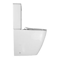 Унитаз-компакт Azario MIRADA S 385х620х920 напольный, безободковый в комплекте с бачком и сиденьем микролифт, белый арт-AZ-1288A — фото 12, Напольные унитазы