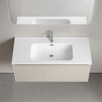 Товар: Тумба подвесная SANCOS Snob R 1.0 995х445х406, c одним ящиком оснащенным доводчиками, Beige Soft , арт.SNR1.0100CE - фото 2 Тумба подвесная SANCOS Snob R 1.0 995х445х406, c одним ящиком оснащенным доводчиками, Beige Soft , арт.SNR1.0100CE — фото 2, Тумбы под раковину