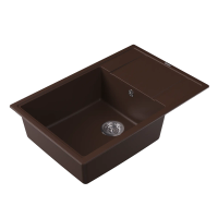 Мойка "Липси" 780 XL, брауни 20.505.D0780.206 — фото 1, Кухонные мойки