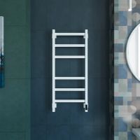 Полотенцесушитель электрический Grota Nosto 430х1000 белый Nosto 430х1000 RAL9016 EL — фото 3, Электрические полотенцесушители