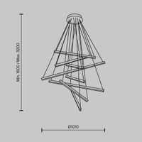 Товар: Подвесной светильник Maytoni MOD016PL-L96GK - фото 6 Подвесной светильник Maytoni MOD016PL-L96GK — фото 6, Подвесные светильники