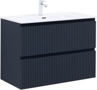 Тумба с раковиной Aquanet Джейн 90 цв.маренго (раковина Flat) арт-00332538 — фото 1, Тумбы с раковиной