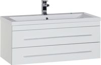 Товар: Тумба под раковину Aquanet Верона 100 белый (подвесная 2 ящика) 00175382 - фото 1 Тумба под раковину Aquanet Верона 100 белый (подвесная 2 ящика) 00175382 — фото 1, Тумбы под раковину
