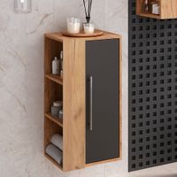 Комод подвесной MELBOURNE 40 /универсальный/дуб/серый /AQUA DE MARCO 3040GCMEL/V.2.0 — фото 1, Комоды и тумбы для ванной комнаты