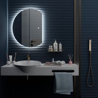 Зеркало с LED-подсветкой MOON (60*80) /AQUA DE MARCO Moon60/80 — фото 4, Зеркала в ванную комнату