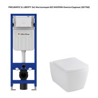 Унитаз с инсталляцией Allen Brau Liberty 325594+279260+280865 — фото 19, Комплекты унитаз + инсталляция