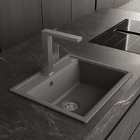 Товар: Кухонная мойка ABBER Quarz AQ2902G серый - фото 2 Кухонная мойка ABBER Quarz AQ2902G серый — фото 2, Кухонные мойки