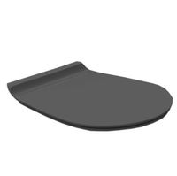 Сиденье с крышкой SIMAS VIGNONI с микролифтом быстросъемное цвет черный матовый петли хром VI004.NM — фото 1, Сиденья для унитаза