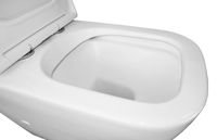 Унитаз-компакт Azario MIRADA S 385х620х920 напольный, безободковый в комплекте с бачком и сиденьем микролифт, белый арт-AZ-1288A — фото 9, Напольные унитазы