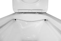 Товар: Унитаз-компакт Azario Ferra 365х650х785 напольный, безободковый, с быстросъемным сиденьем микролифт арт-AZ-1015 - фото 5 Унитаз-компакт Azario Ferra 365х650х785 напольный, безободковый, с быстросъемным сиденьем микролифт арт-AZ-1015 — фото 5, Напольные унитазы