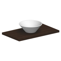 Раковина Scarabeo CONO накладная без перелива без отверстий цвет белый арт-8010 — фото 1, Раковины накладные