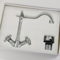 PRESTIGE См-ль д/раковины излив "змейка", донный клапан "click-clack", хром 31614 — фото 4, Смесители для раковины