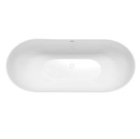 Ванна отдельностоящая Grossman Classic (160х80х58) цвет белый матовый,1 место арт-GR-2502M — фото 2, Акриловые ванны