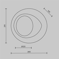 Настенный светильник (бра) Maytoni MOD435WL-01W — фото 6, Бра