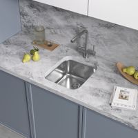 Товар: Кухонная мойка Reflexion Iseo RX2250GD брашированное золото - фото 365 Кухонная мойка Reflexion Iseo RX2250GD брашированное золото — фото 365, Кухонные мойки