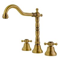 Товар: PRESTIGE См-ль д/раковины излив "змейка", на 3 отв., донный клапан "click-clack", бронза 31618 - фото 2 PRESTIGE См-ль д/раковины излив "змейка", на 3 отв., донный клапан "click-clack", бронза 31618 — фото 2, Смесители для раковины