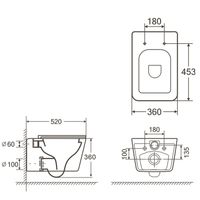 Товар: Унитаз подвесной Azario Indor Торнадо, с сиденьем микролифт/дюропласт 520*360*360 арт-AZ-9004WT - фото 15 Унитаз подвесной Azario Indor Торнадо, с сиденьем микролифт/дюропласт 520*360*360 арт-AZ-9004WT — фото 15, Подвесные унитазы