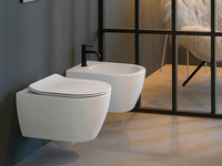 Товар: Унитаз Scarabeo GLAM подвесной безободковый цвет белый арт-5201/TW - фото 5 Унитаз Scarabeo GLAM подвесной безободковый цвет белый арт-5201/TW — фото 5, Подвесные унитазы