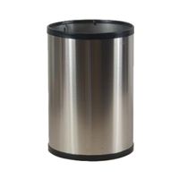 Ведро из нержавеющей стали круглое 10 л. без крышки. 14096.2.S — фото 1, Мусорные ведра