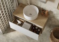 Товар: Столешница ЛИБЕРТИ 90, дуб эльвезия 1A279703LYC70 - фото 8 Столешница ЛИБЕРТИ 90, дуб эльвезия 1A279703LYC70 — фото 8, Столешницы под раковину