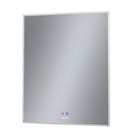 Зеркало PRAGMA-норма (700*800*45) LED с сенсорным выключателем и подогревом арт-187080 — фото 1, Зеркала в ванную комнату