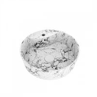 Раковина чаша Maretti EA13NS44-740MR, белый мрамор — фото 1, Раковины накладные