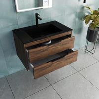 База под раковину Chiara 2D 800 подвесная, 2 выкатных ящика soft-close, С.Oak арт-VMC-2C2800CO — фото 7, Тумбы под раковину