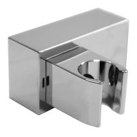 Настенный держатель для душевой лейки Azario пластик, хром арт-SH — фото 2, Держатели для душа