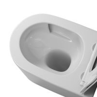 Товар: Унитаз подвесной Grossman (520х360х365) безободковый,смыв торнадо,белый с тонкой крышкой,микролифт,1 место арт-GR-4499SQ - фото 3 Унитаз подвесной Grossman (520х360х365) безободковый,смыв торнадо,белый с тонкой крышкой,микролифт,1 место арт-GR-4499SQ — фото 3, Подвесные унитазы