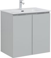 Тумба под раковину Aquanet Алвита new 70 2 дверцы, серый арт-00303903 — фото 1, Тумбы под раковину