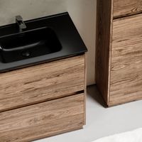 Тумба под раковину SANCOS Libra Floor напольная, 790х450х840, c двумя ящиками оснащенными доводчиками, дуб чарльстон, арт. арт-LB80FECH — фото 15, Тумбы под раковину