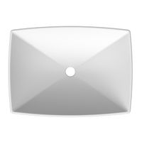 Раковина Scarabeo KYLIS накладная без перелива без отверстий цвет белый арт-8046 — фото 3, Раковины накладные