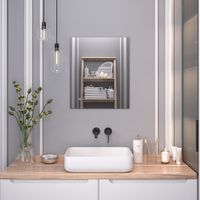 Зеркало с LED-подсветкой SIRIUS (50*60) /AQUA DE MARCO SIR50/60 — фото 3, Зеркала в ванную комнату