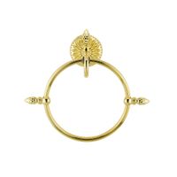 Товар: VERSAILLES Кольцо настенное круглое, золото 32638 - фото 2 VERSAILLES Кольцо настенное круглое, золото 32638 — фото 2, Полотенцедержатели