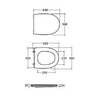 Сиденье с крышкой GLOBO 4ALL с микролифтом цвет зеленый матовый MDR20FE — фото 2, Сиденья для унитаза